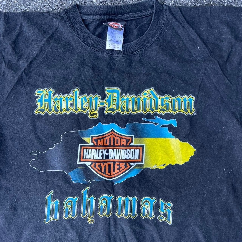 1990s Harley Davidson Graphic AOP shirt size XXL